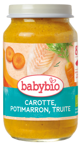 BABYBIO mrkev a dýně se pstruhem 200 g