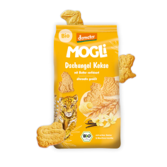 MOGLi bio vanilkové sušenky 125 g s certifikací Demeter