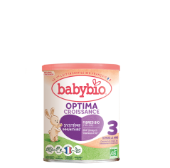 BABYBIO Optima 3 batolecí kojenecké bio mléko s probiotiky a prebiotiky 400 g