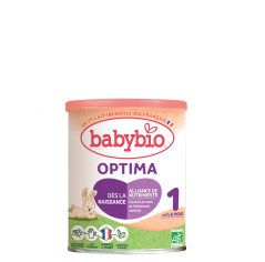 BABYBIO Optima 1 počáteční kojenecké bio mléko s probiotiky a prebiotiky 400 g