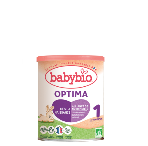 BABYBIO Optima 1 počáteční kojenecké bio mléko s probiotiky a prebiotiky 400 g