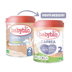 BABYBIO Caprea 2 pokračovací kozí kojenecké bio mléko  800 g