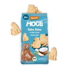 MOGLi bio kokosové sušenky 125 g s certifikací Demeter