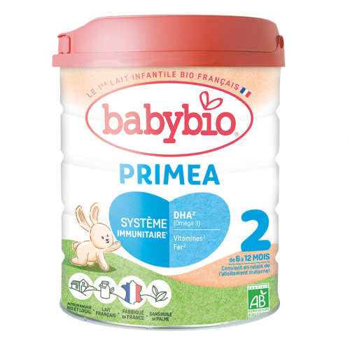 BABYBIO Primea 2 pokračovací kojenecké bio mléko 800 g