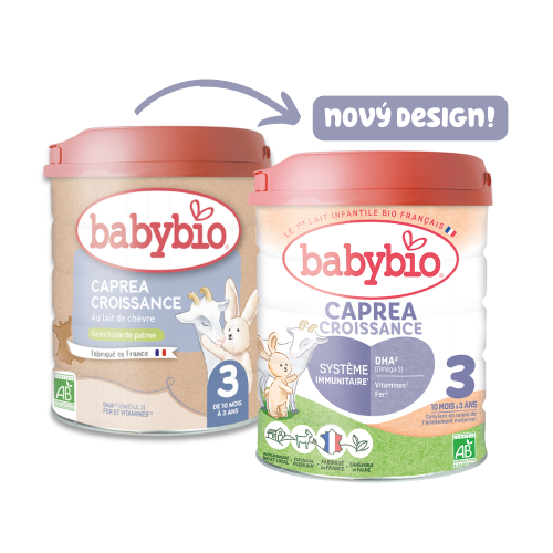 BABYBIO Caprea 3 batolecí kozí kojenecké bio mléko  800 g