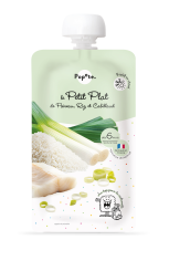 POPOTE bio dětské menu rizoto s pórkem a treskou 180 g
